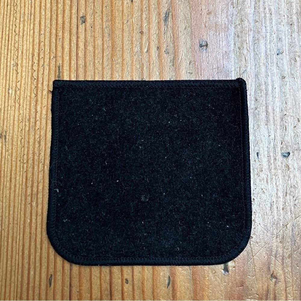 Black Chanel Makeup Cosmetic Pouch